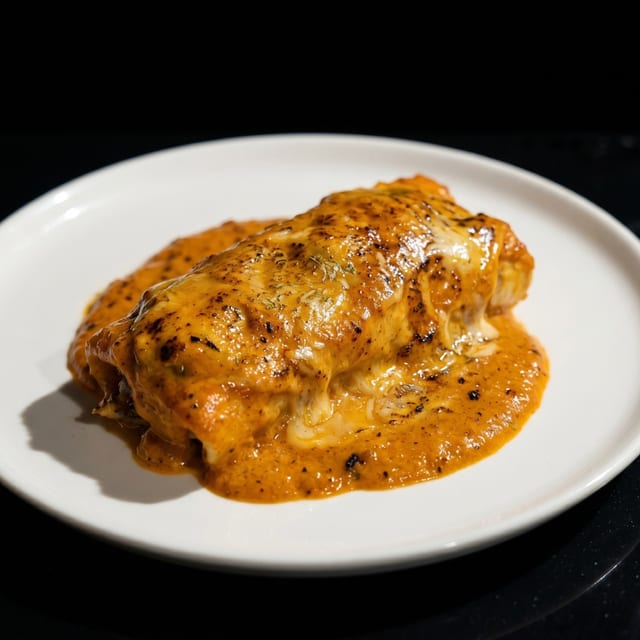 A la Carte - Shredded Chicken or Ground Beef Enchiladas.
