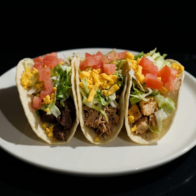 Deluxe Beef Tacos.